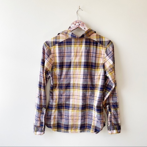 COLUMBIA Camp Henry Long Sleeve Plaid Button Shirt! Small Womens - Picture 8 of 9